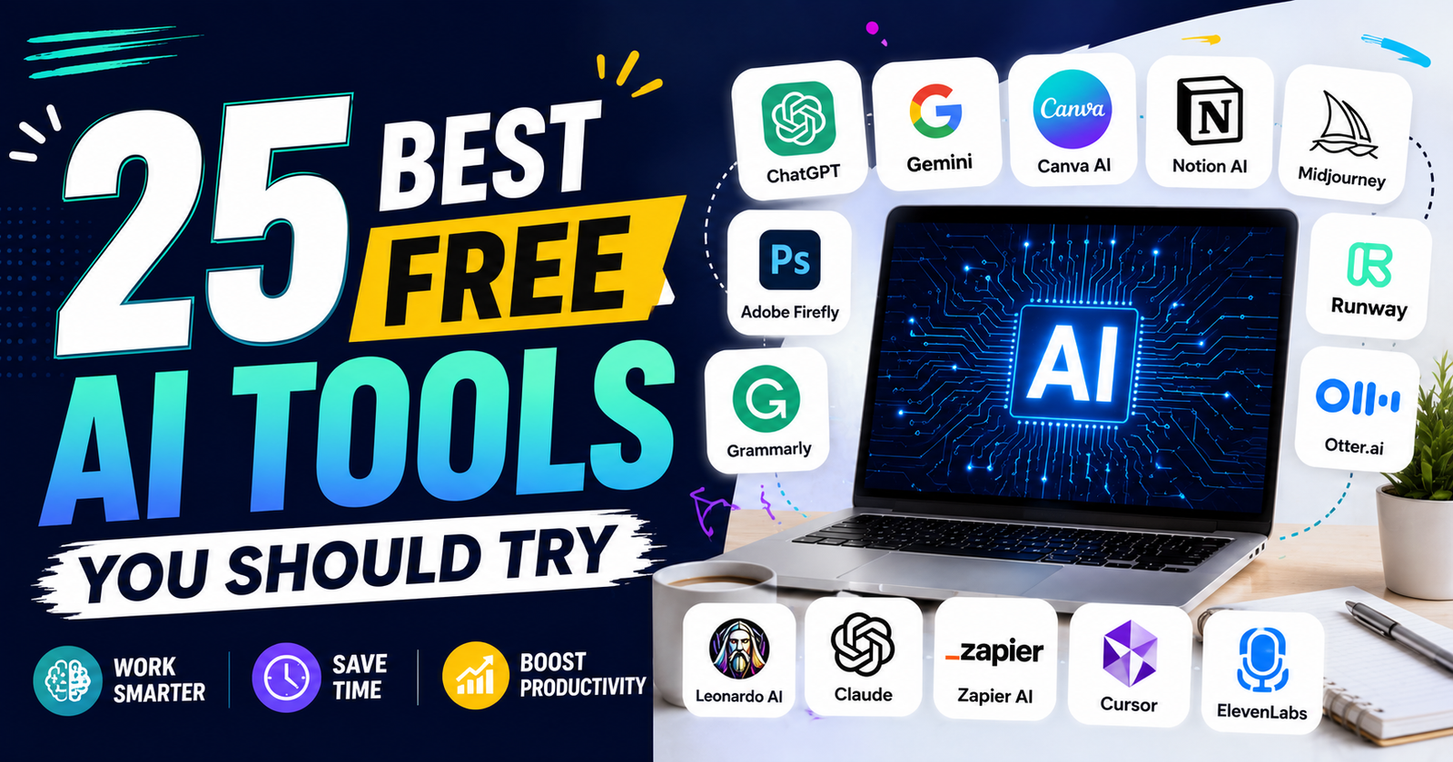 25 Best Free AI Tools You Should Try