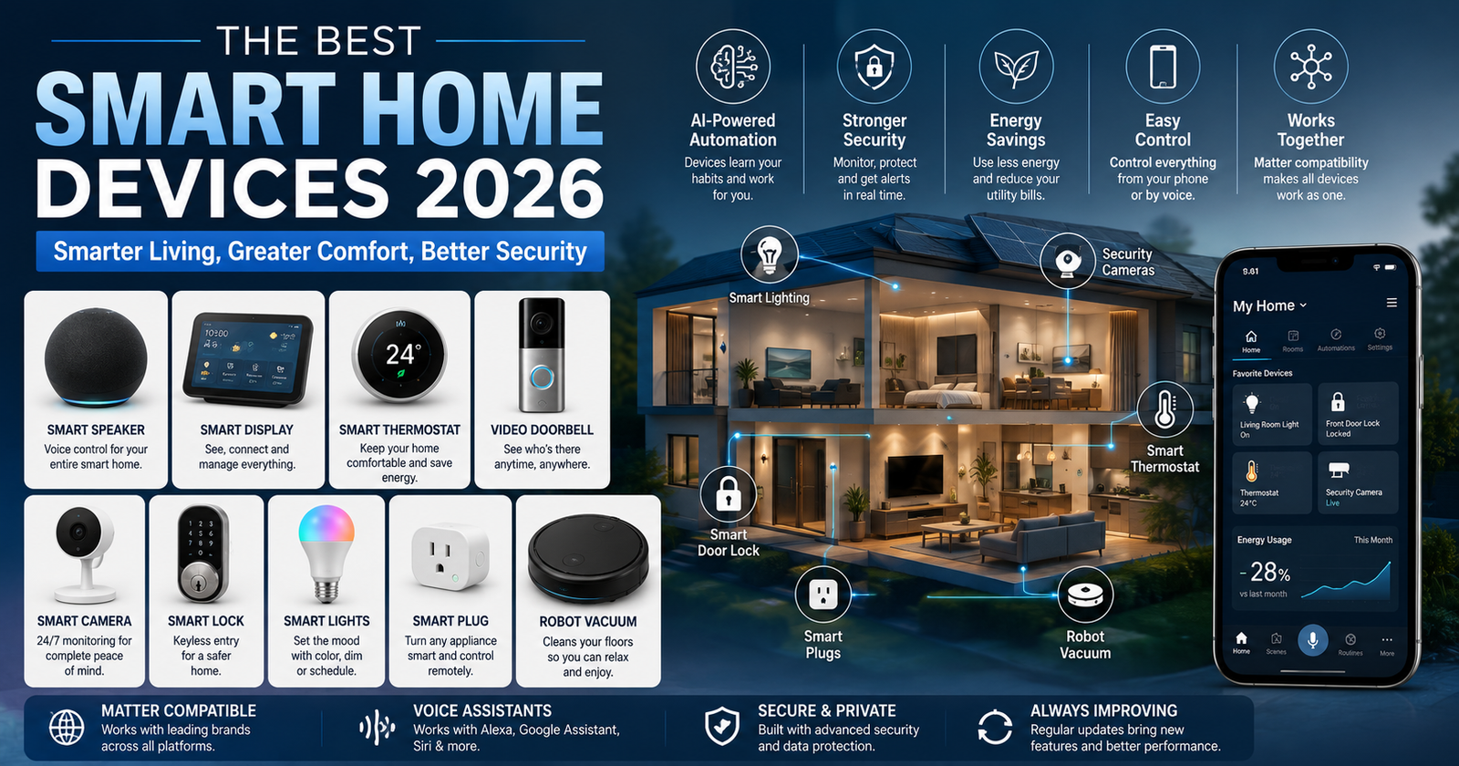 Best Smart Home Devices 2026: Top AI Gadgets for Every Home